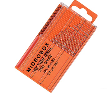 Zona 37-150 Hanging Drill Set (20Pc) (#61-#80) (P3) Tools