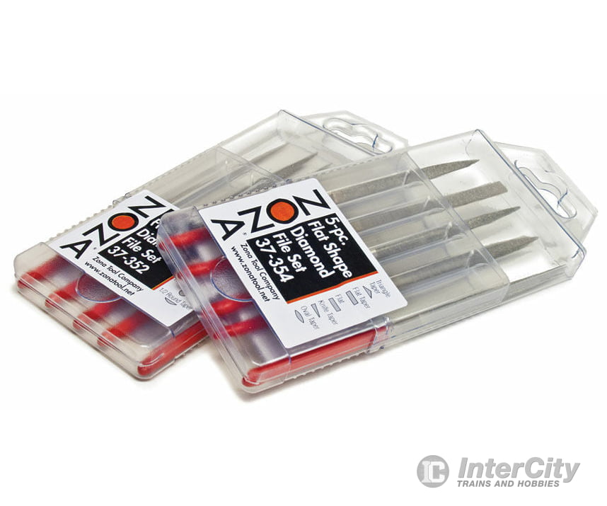 Zona 37-352 Diamond File Assortment Thin 5 Pcs 120 Grit Tools