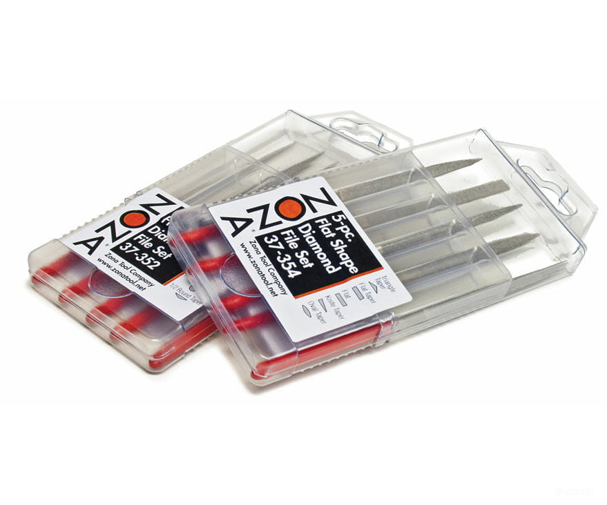 Zona 37-354 Diamond File Assortment Thick 5 Pcs 120 Grit Tools