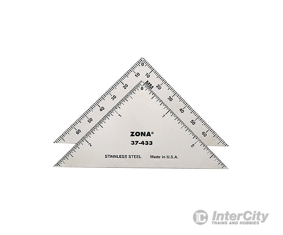 Zona 37-433 S/S Ruler-3 Triangle (P3) Tools